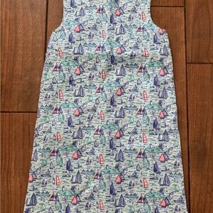 Vineyard Vines Blue and Pink Sailboat Dress